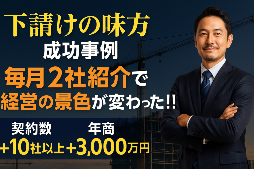 無料相談受付中｜株式会社ミックスプロが下請けの味方で経営を変えた理由