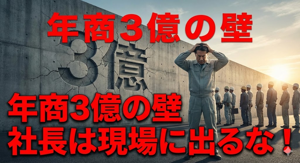 No.6 社長が現場に出ている会社は、年商3億で必ず成長が止まる　